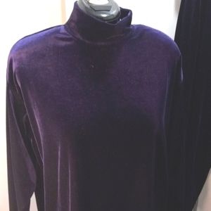 Vintage Bechamel Petites Royal Purple  Lounge  Set, Size Med